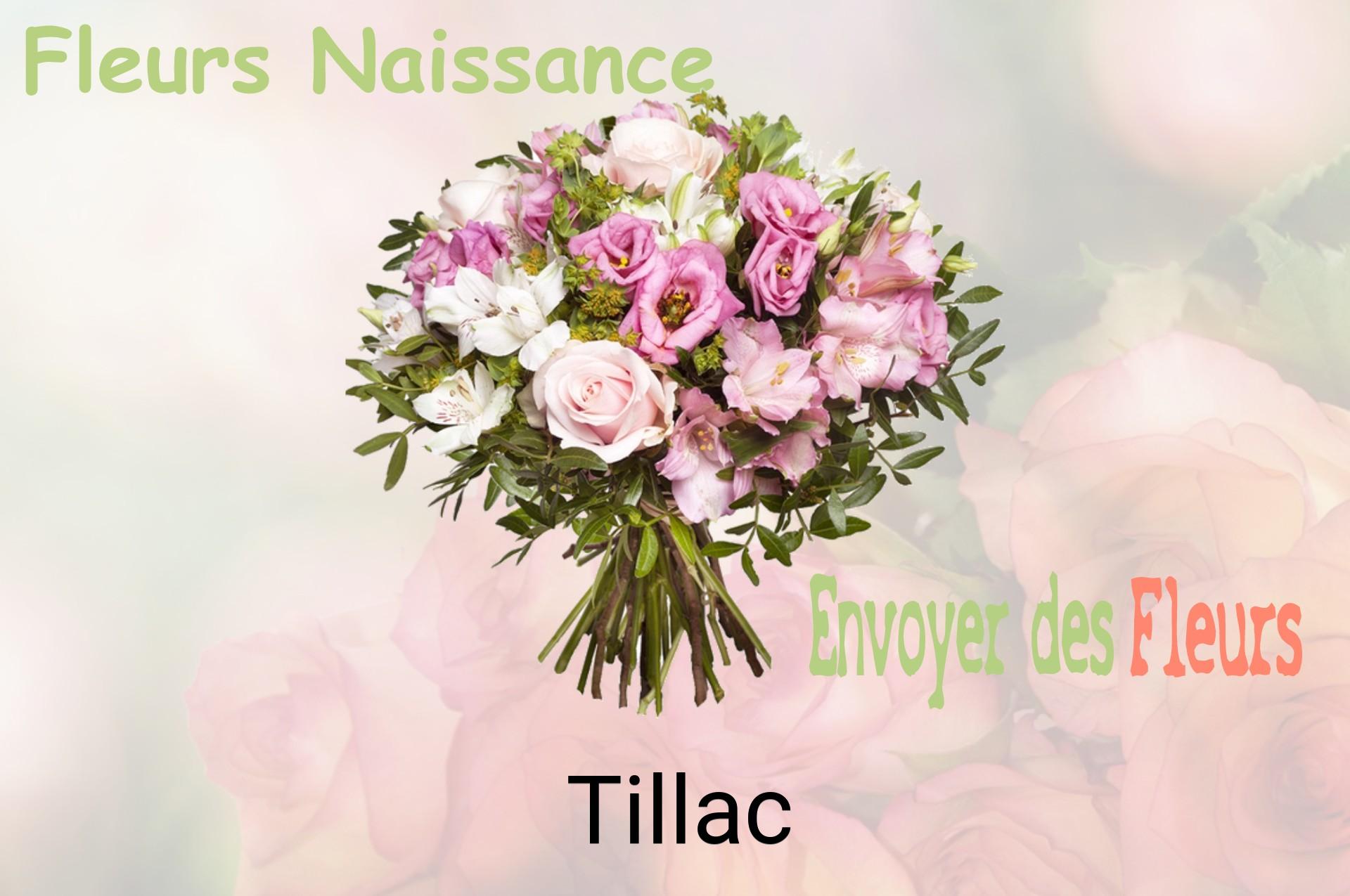 Bouquet de fleurs de naissance livré à Tillac